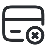Card Remove SVG Icon